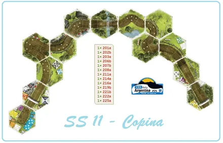 Layout of SS11 - Copina