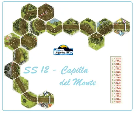 Layout of SS12 - Capilla del Monte