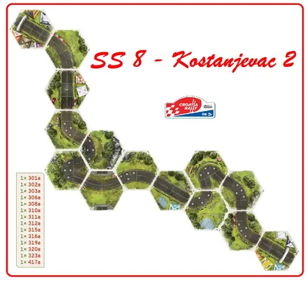 Layout of SS8 - Kostanjevac 2