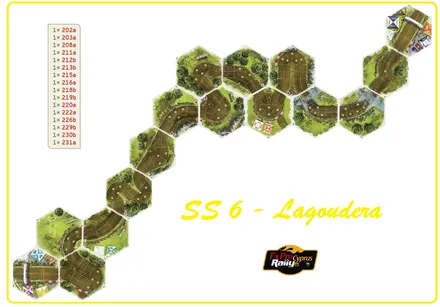 Layout of SS6 - Lagoudera