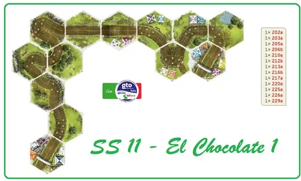 Layout of SS11 - El Chocolate 1
