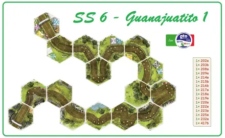 Layout of SS6 - Guanajuatito 1