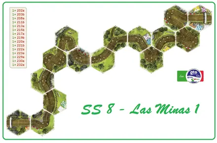 Layout of SS8 - Las Minas 1