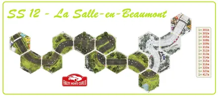 Layout of SS12 - La Salle-en-Beaumont