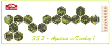 Layout of SS3 - Agnières en Devoluy 1