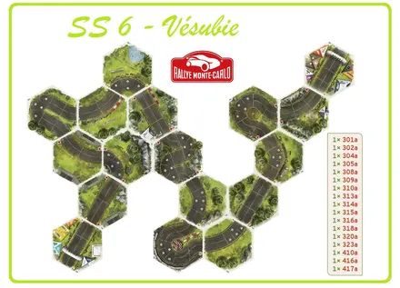 Layout of SS6 - Vésubie