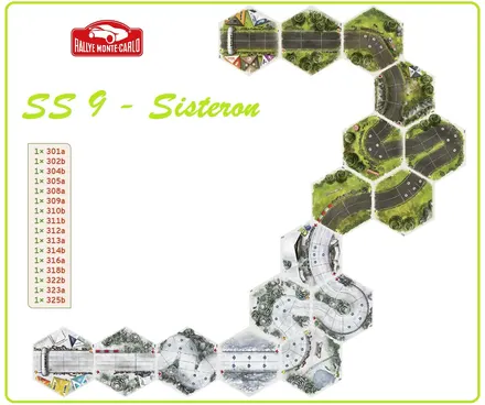 Layout of SS9 - Sisteron