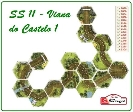 Layout of SS11 - Viana do Castelo 1