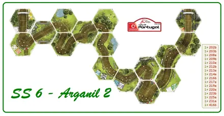 Layout of SS6 - Arganil 2