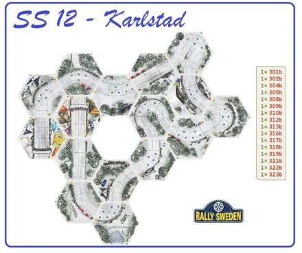 Layout of SS12 - Karlstad