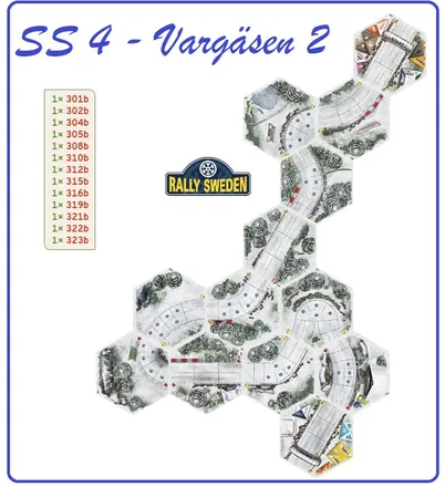 Layout of SS4 - Vargäsen 2