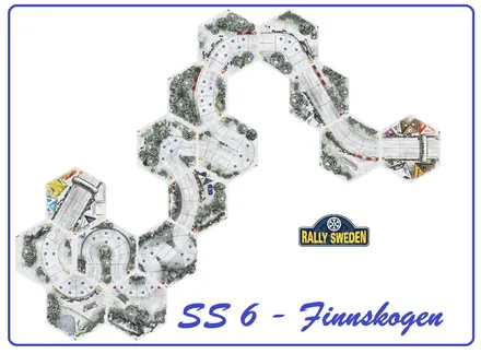 Layout of SS6 - Finnskogen